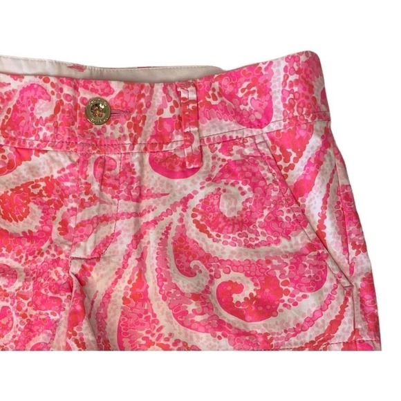 Lilly Pulitzer The Walsh Shorts Pink Swirl Size 0 - Picture 3 of 8